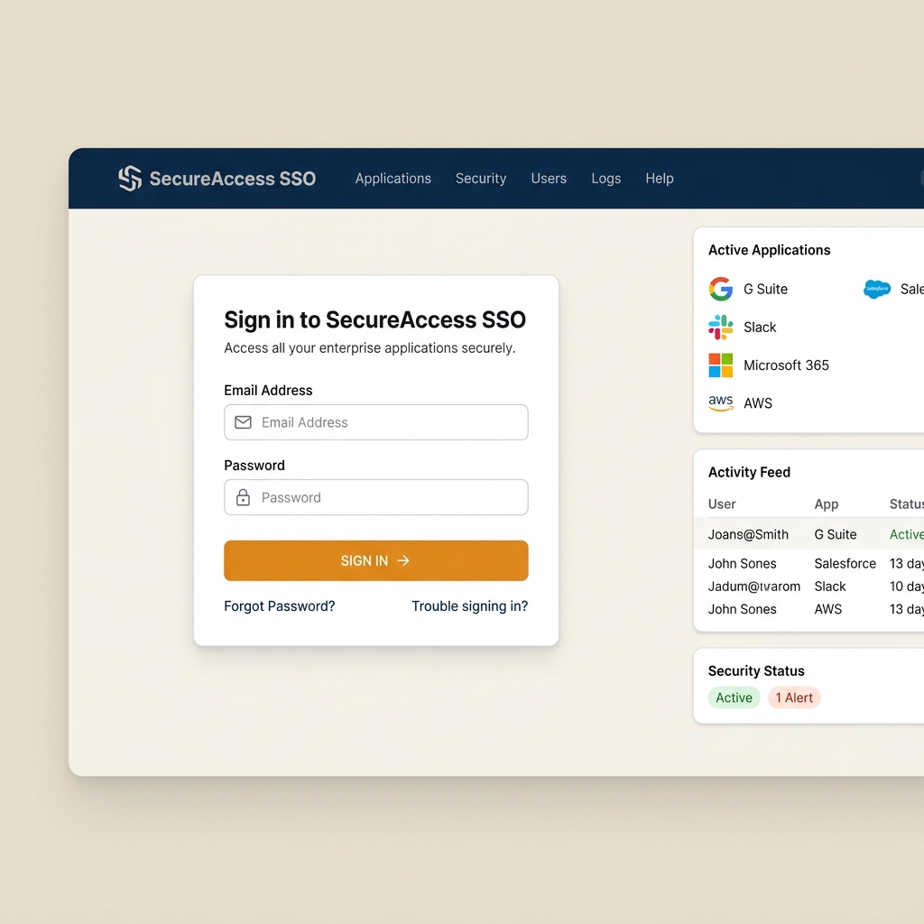 Rajasthan SSO Login Guide Mockup